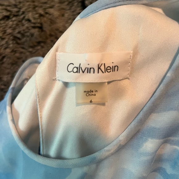 Calvin Klein Blue overlay Dress - Picture 4 of 4